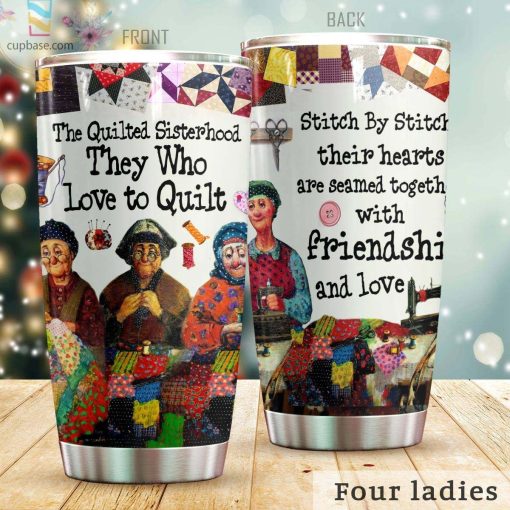 They Who Love To Quilt Gs-Cl-Kl2512 Tumbler, Dad Day Gifts, Christmas Gifts For Girlfriend, Gift For Friend, Father’S Day Gifts, Gift For Boyfriend