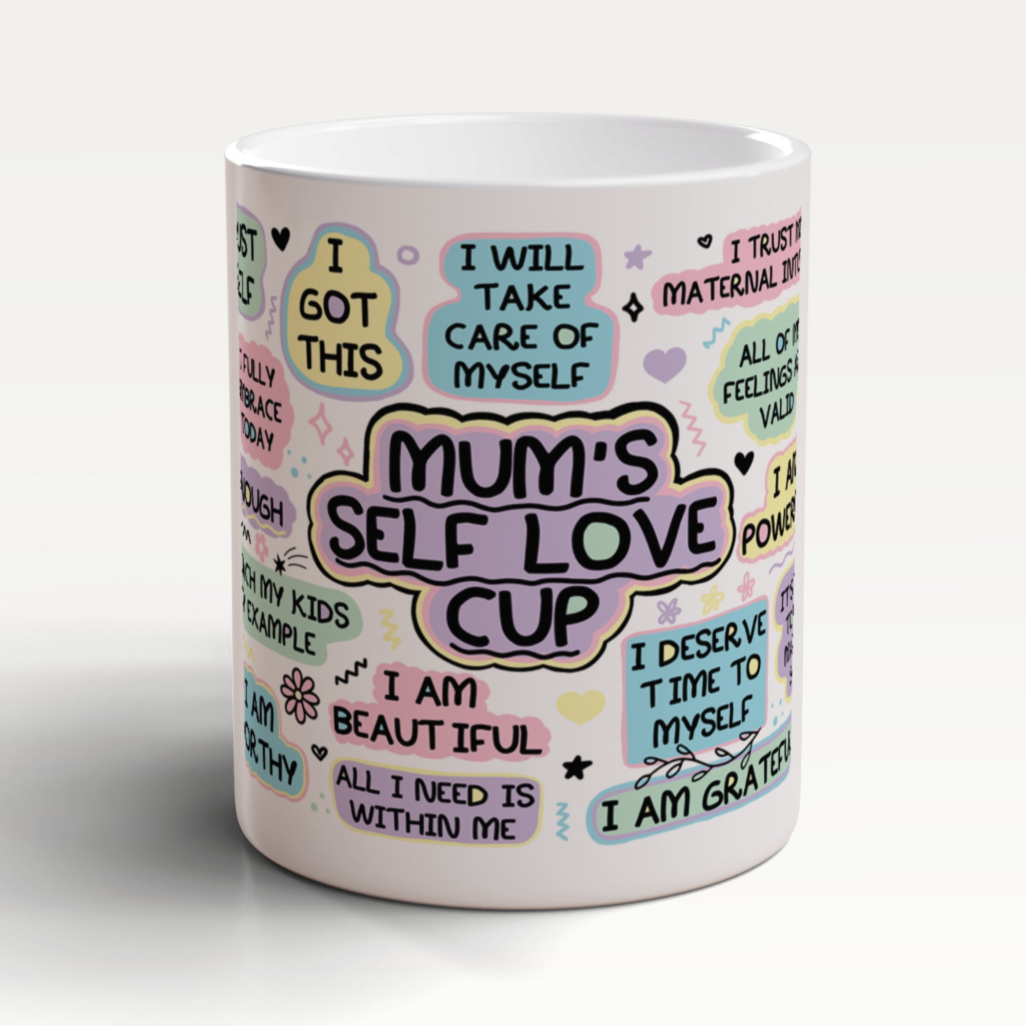 Mum’s Self Love Mug, Mum Mug, Love Mug, Mum Affirmations, Daily Affirmation Mug, Gift For Mum