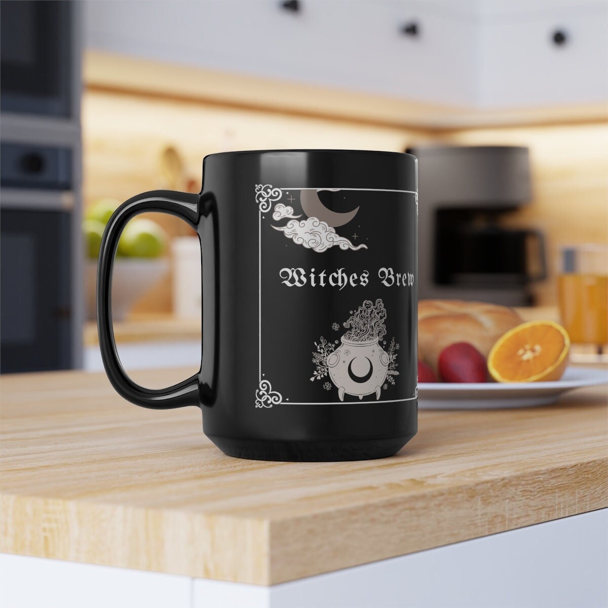 Witchy Mug, Witch Coffee Mug, Witches Brew, Autumn Mug, Village Witch, Witches Brew Cauldron Mug, Fall Coffee Mug