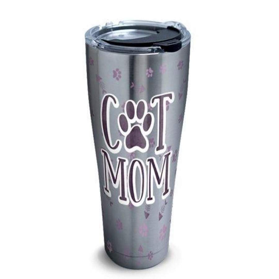 Cat Mom CL15100020MDT 16oz 20oz Travel Mug Vacuum Sealed Tumblers