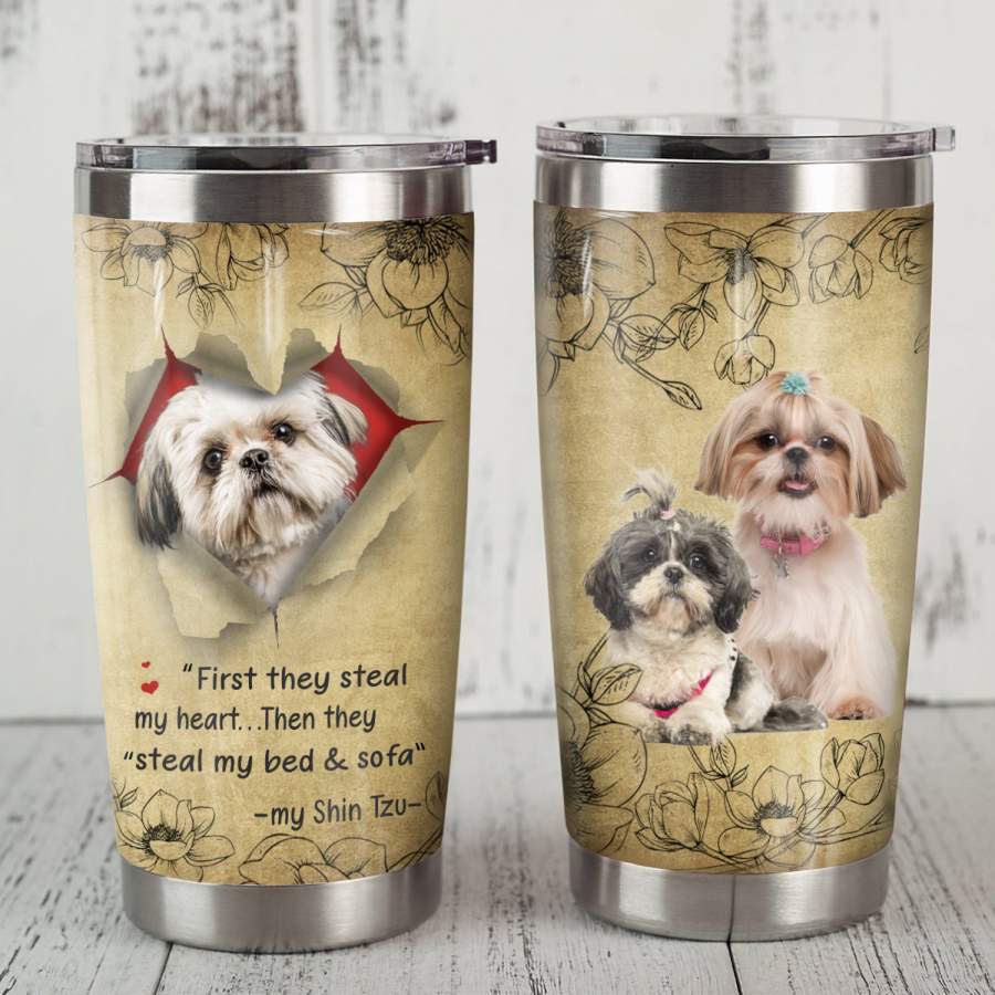 Shih Tzu Dog Steel Tumbler JR2206 81O34