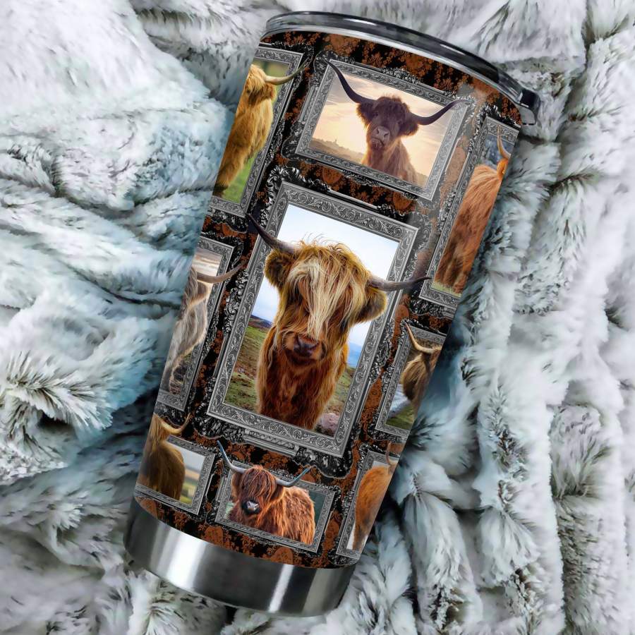 [Tumbler] Highland Cows Stainless Steel-512