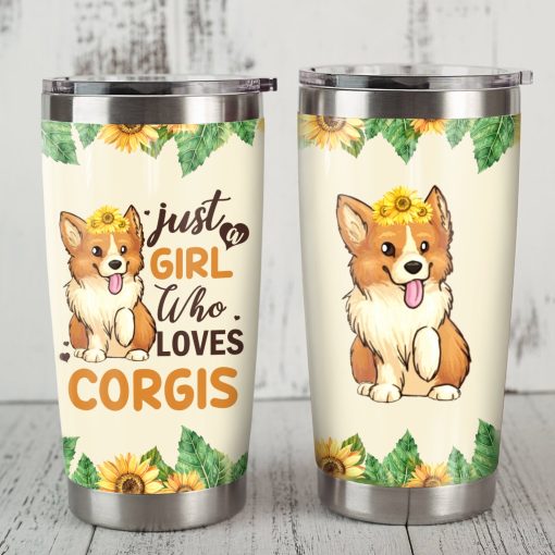 Corgi Dog Steel Tumbler, Birthday Gift, Gifts For Best Friends Birthday, Gift For Friend, Father’S Day Gifts, Best Gifts For Dad, Birthday Gift Ideas