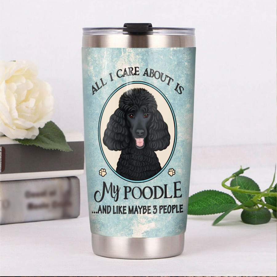 Poodle Dog Steel Tumbler MR1003 69O50