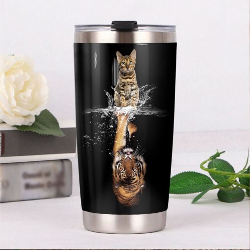 Bengal Cat Steel Tumbler, Gift For Best Friend, Christmas Gift Ideas For Moms, Gift Ideas For Wife, Gift For Mother, Mom Christmas Gifts