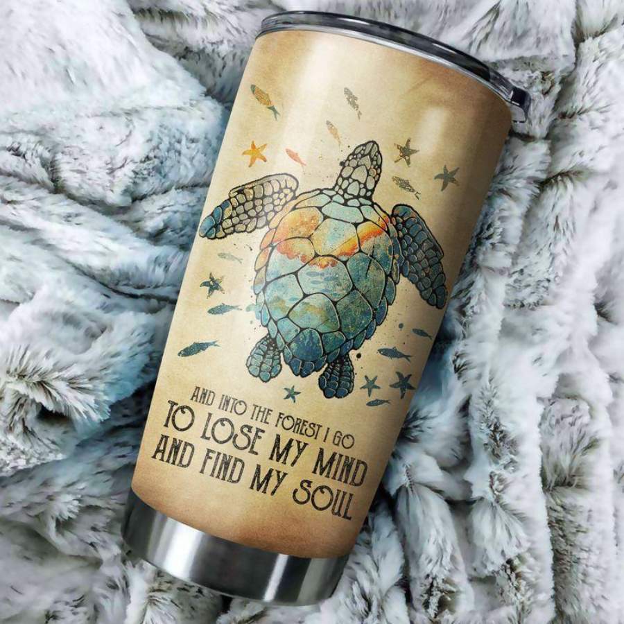 Turtle Map 20oz Stainless Steel Tumbler