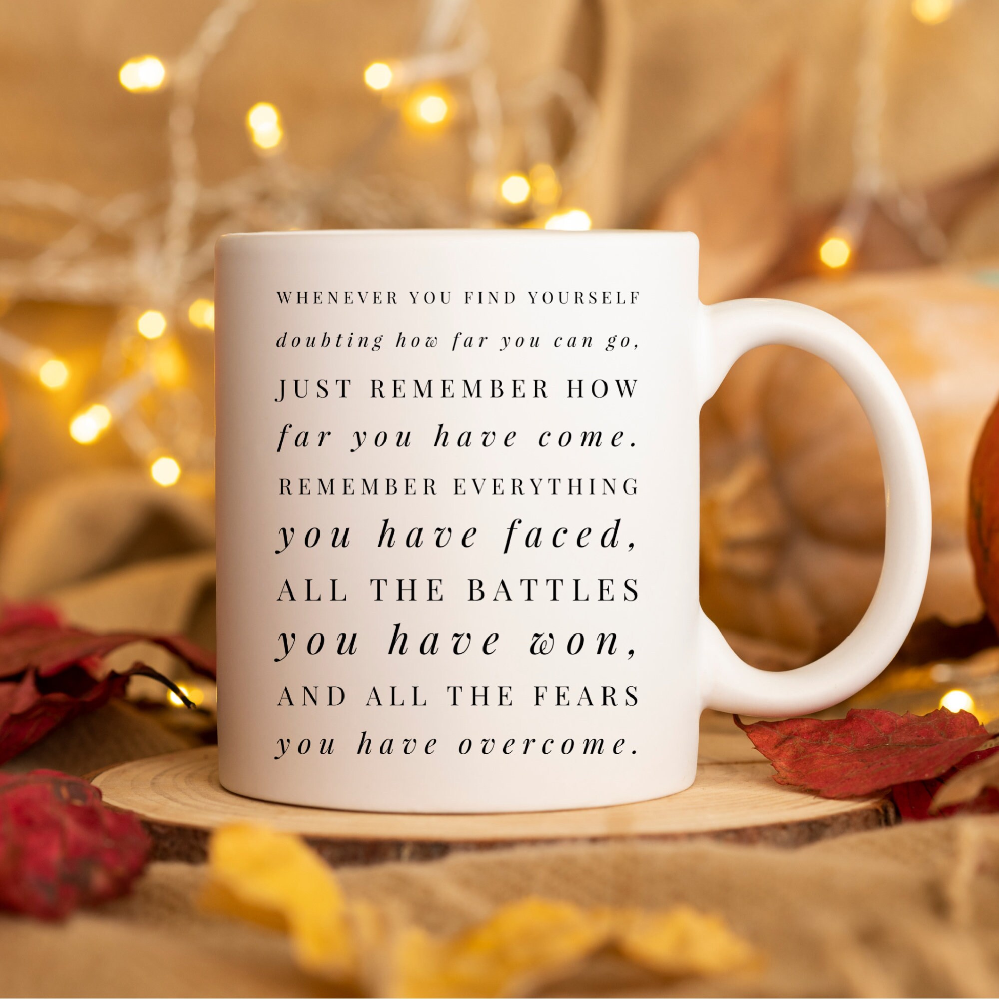 Thinking of You Gift Encouragement Gift Affirmation Gift Support Gift for Cancer patient Uplifting Gift for friend Thinking of You Cup