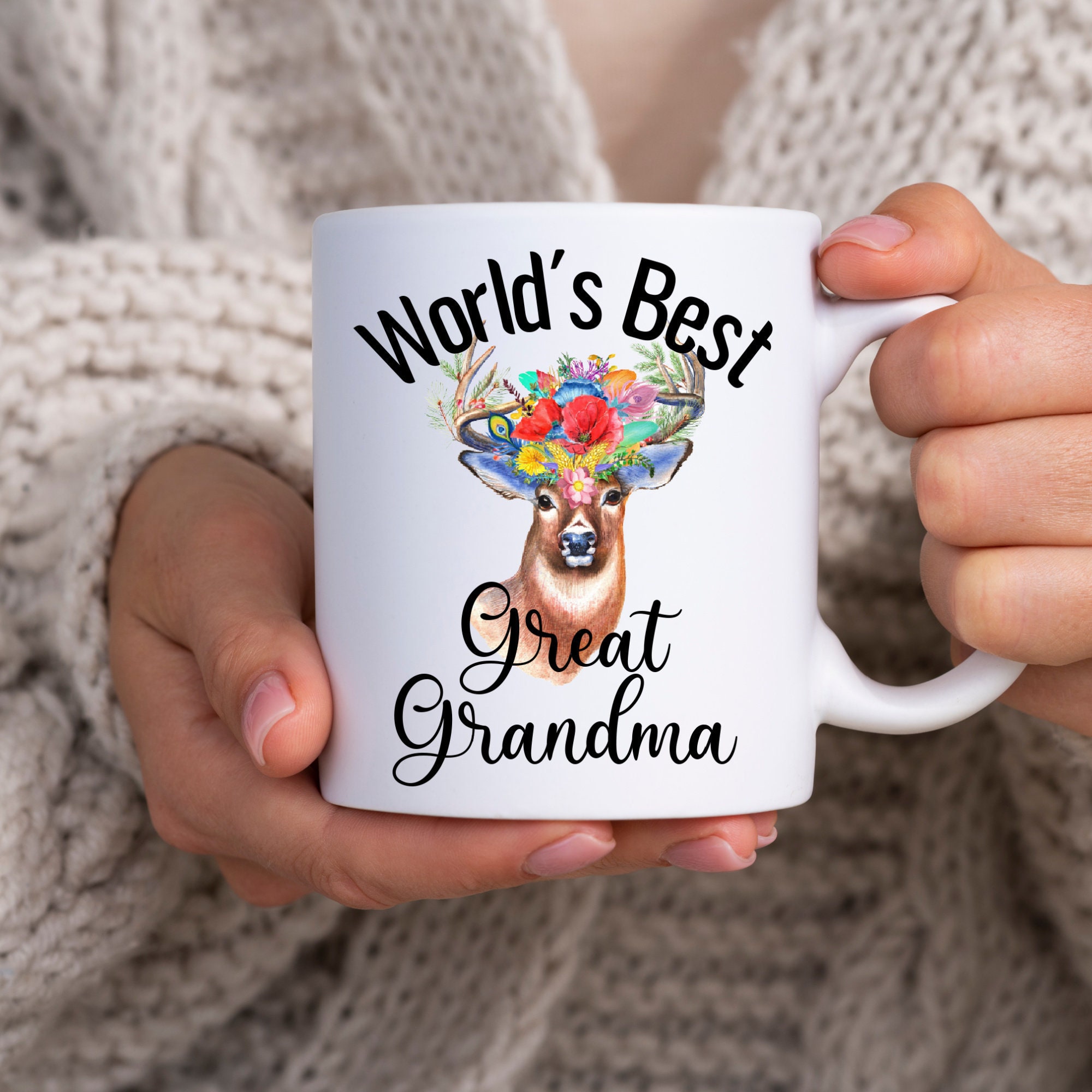 World’s Best Great Grandma Mug, Great Grandma Mug, Worlds Best Great Grandma, Gifts For Grandma, Great Grandparent Gift, Great Granny Mug