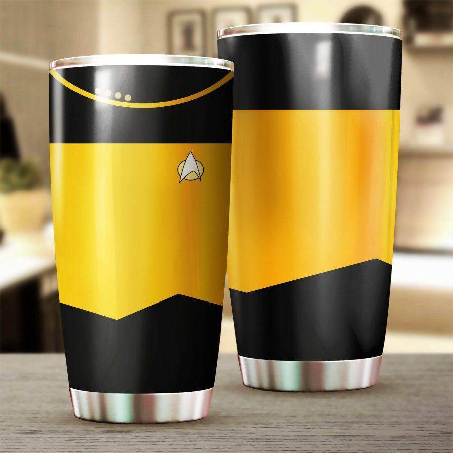 Star Yellow Stainless Steel Insulated Tumbler Cups