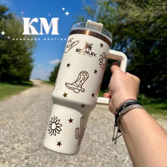 Western Tumbler Decals, Wild West Cowboy Custom Travel Mug Decals, Water Bottle Stickers, For Owala, Simple Modern, Stanley, Hydro Flask