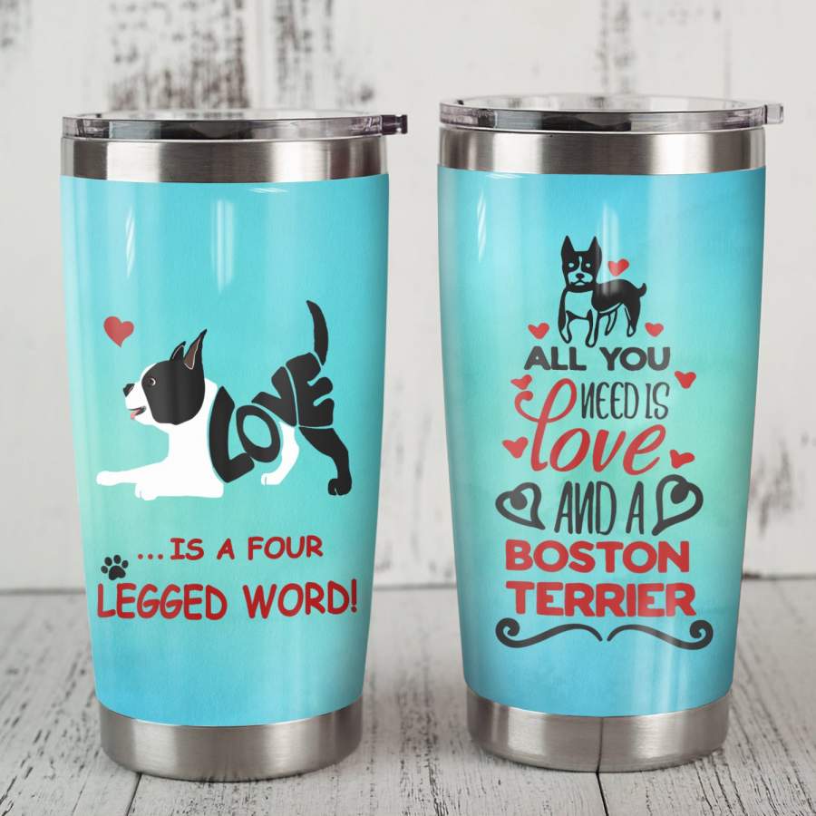 Boston Terrier Dog Steel Tumbler FB0502 73O52