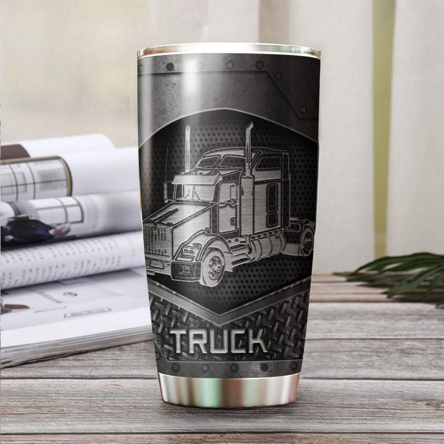 Truck Metal Stainless Steel Tumbler