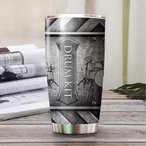 Drum Kit Metal Stainless Steel Tumbler, Gift For Grandparent, Valentines Day Gifts For Him, Gift For Wife, Mom Christmas Gifts, Good Gifts For Mom