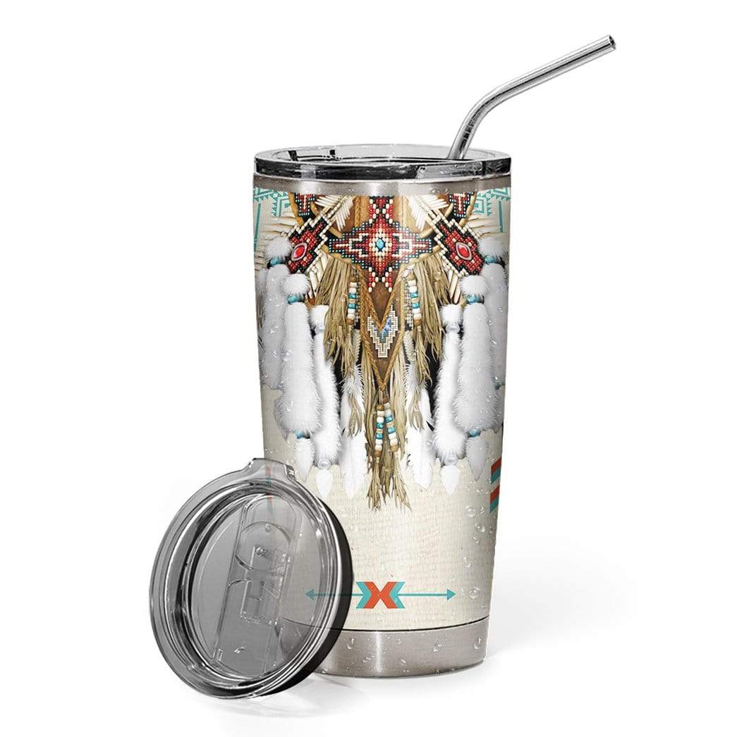 Gearhuman 3D Native American Custom Design Vacuum Insulated Tumbler