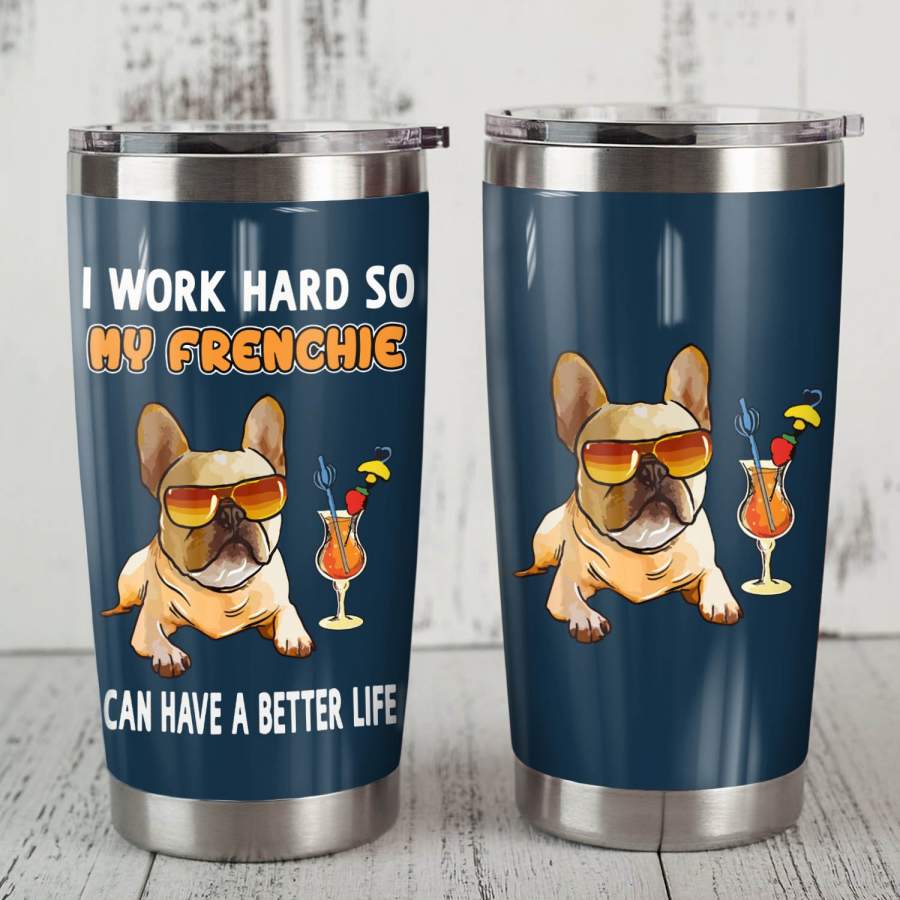 French Bulldog Steel Tumbler MR0901 68O52