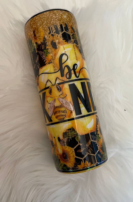 Bee Kind Straight Tumbler