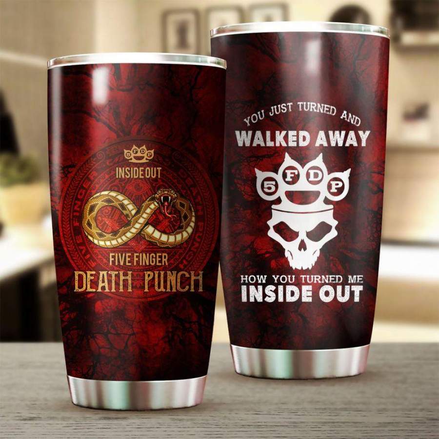 Five Finger Death Punch Stainless Steel Tumbler Cup