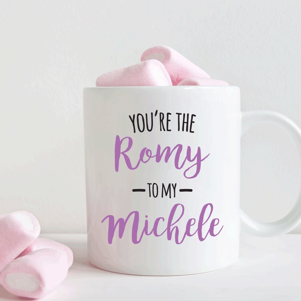 You’re the Romy to my Michele mug, Best friend mug gift, Friendship gift, BFF gift (M388)
