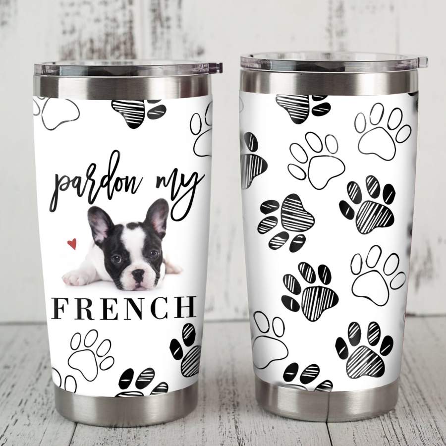 French Bulldog Steel Tumbler JR2104 82O34