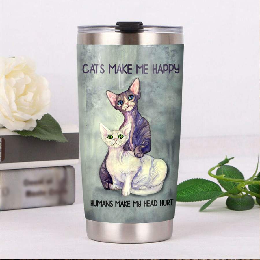 Sphynx Cat Steel Tumbler MR1807 70O49