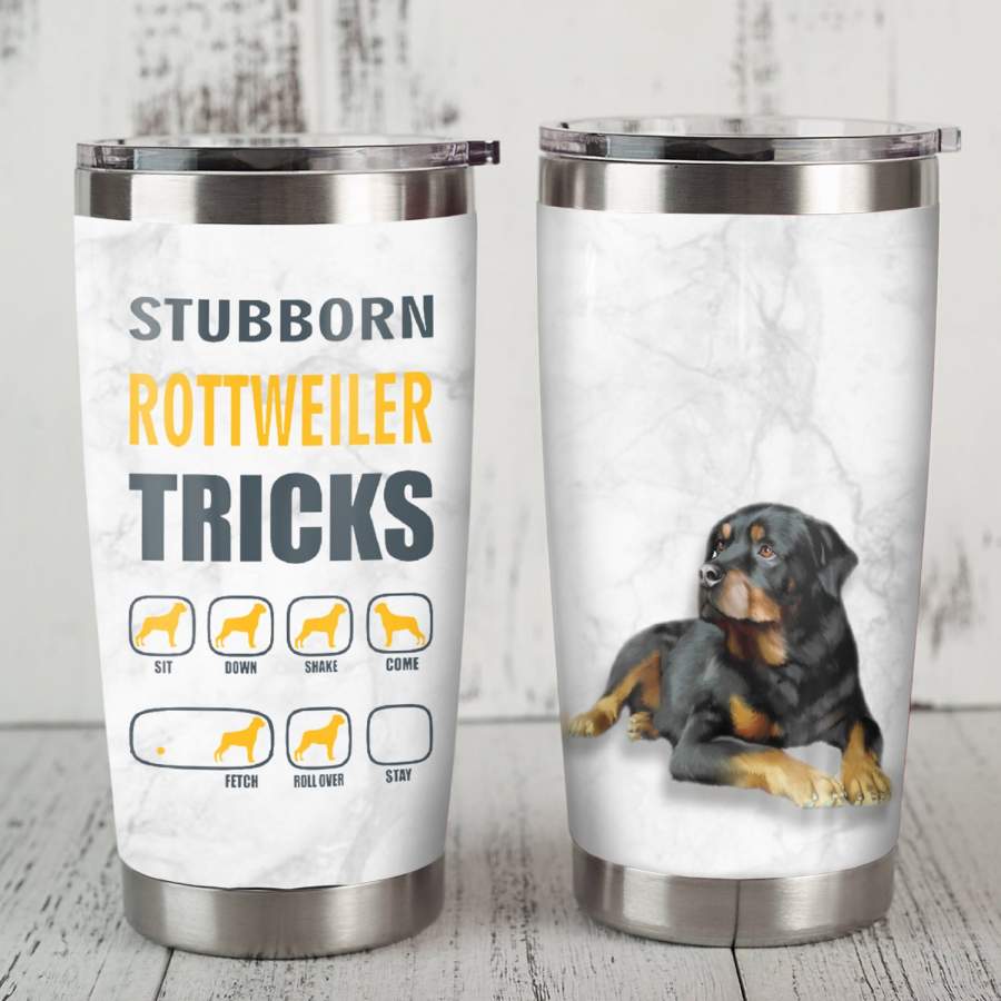 Rottweiler Dog Steel Tumbler MR1101 69O43