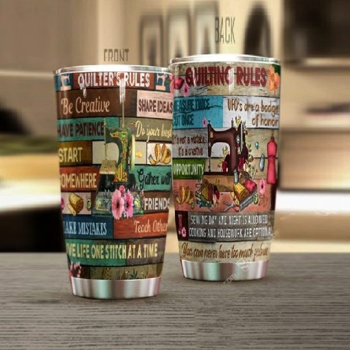 Quilter Rule Tumbler, Gift For Husband, Mother’S Day Gift Ideas, Gift For Mother, Gift For Parent, Gift Ideas For Mom, Gifts For New Moms