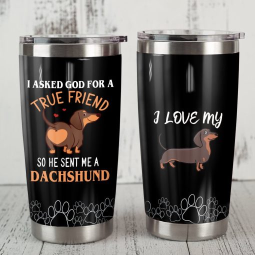 Dachshund Dog Steel Tumbler, Gift For Brother, Gifts For Best Friends Birthday, Gift For Friend, Gift For Parent, Gift For Mother, Gift For Sister