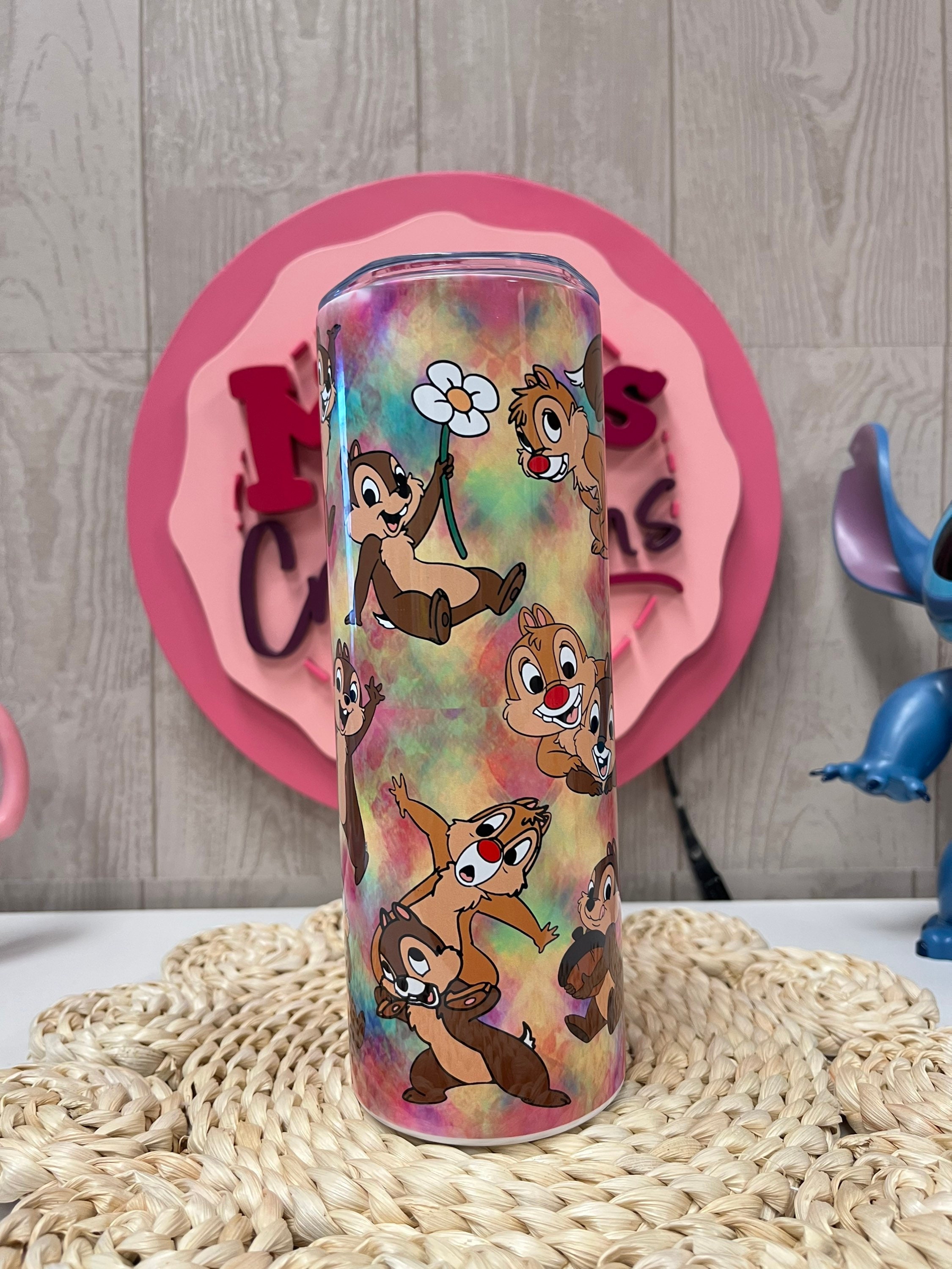 Chip and Dale Custom tumbler, Chip and Dale tumbler, Chip and Dale tumbler