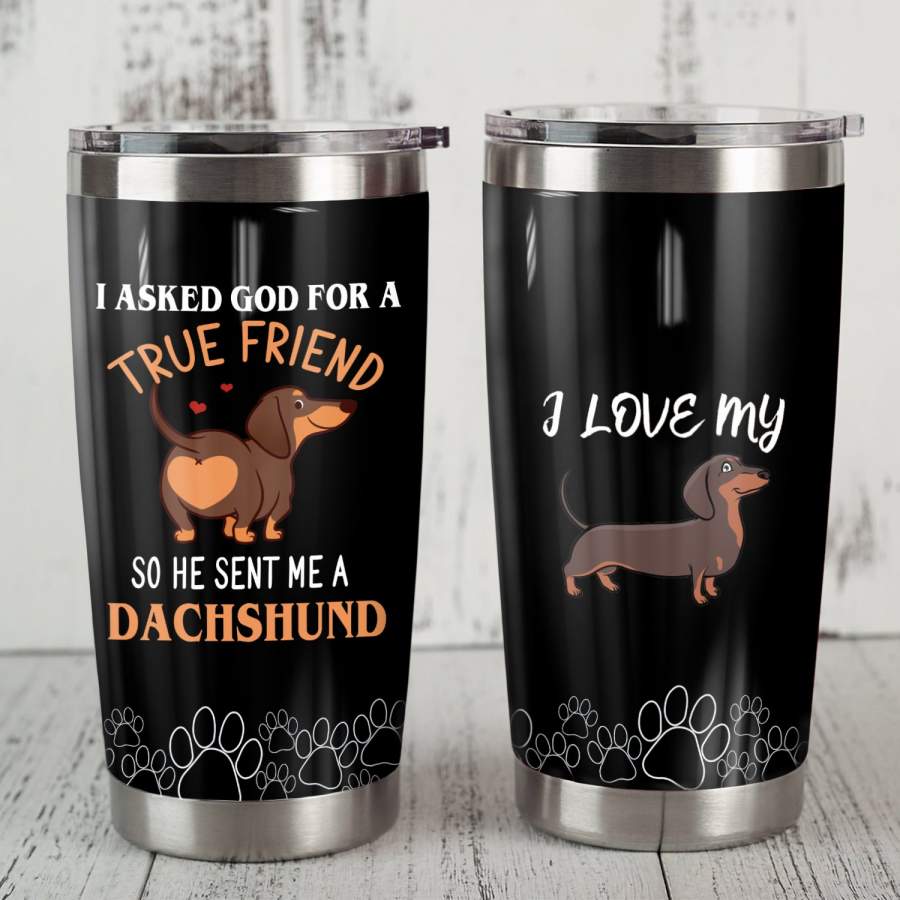 Dachshund Dog Steel Tumbler JR2207 81O34