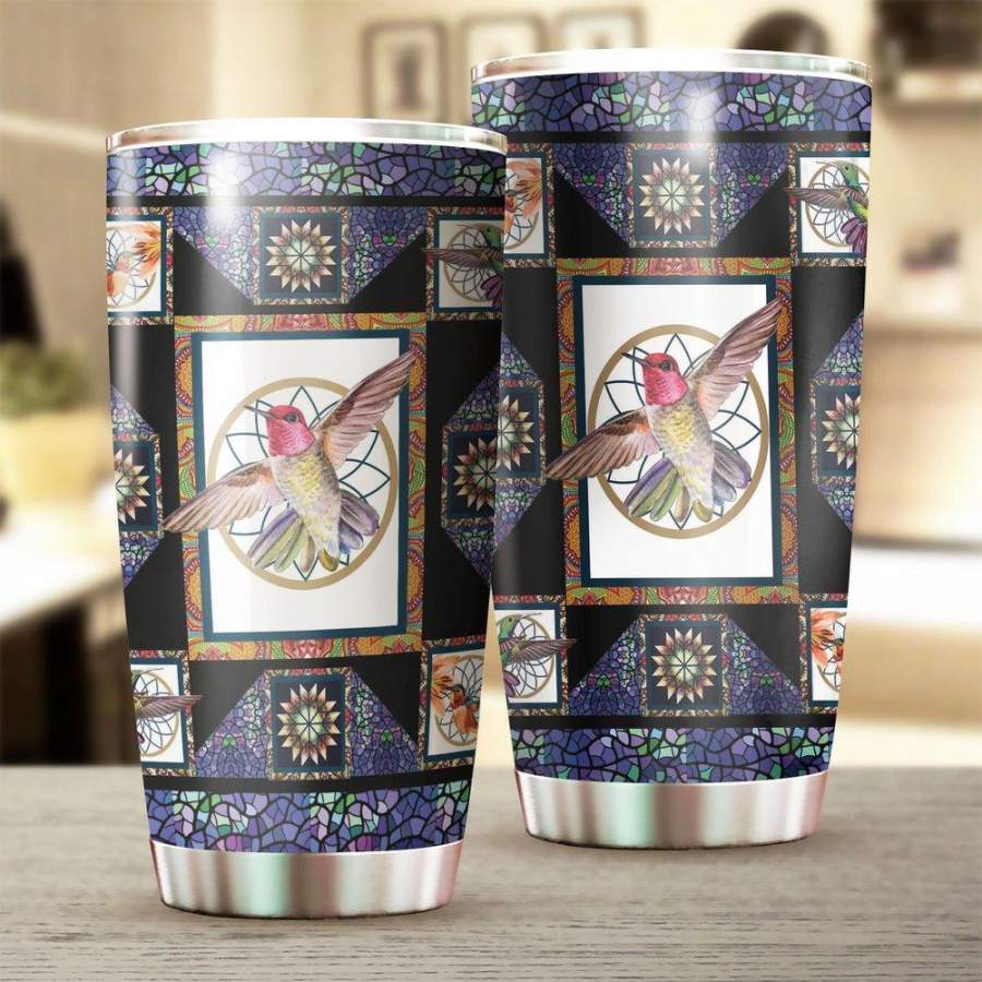 [Stainless Steel Tumbler 20 Oz] Hummingbird Stainless Steel Tumbler, Hummingbird Stainless Steel Mug Father’s Day gifts, Mother’s Day gift