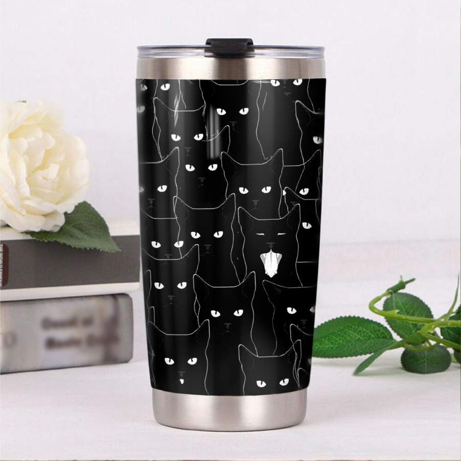 Black Cat Steel Tumbler MR1805 81O49