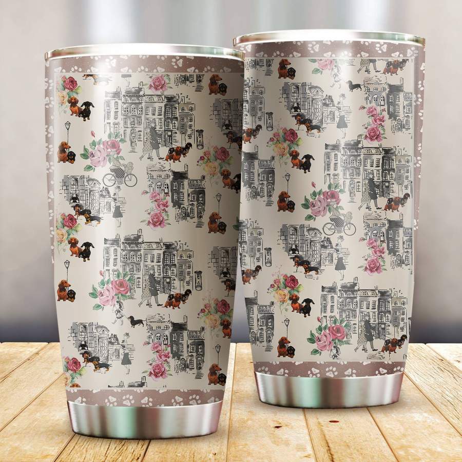 Dachshund Stainless Steel Insulated Tumbler Cups