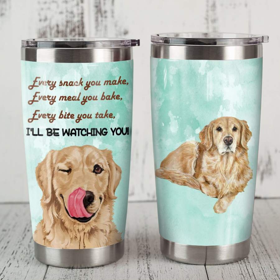 Golden Retriever Dog Steel Tumbler MR0902 69O51