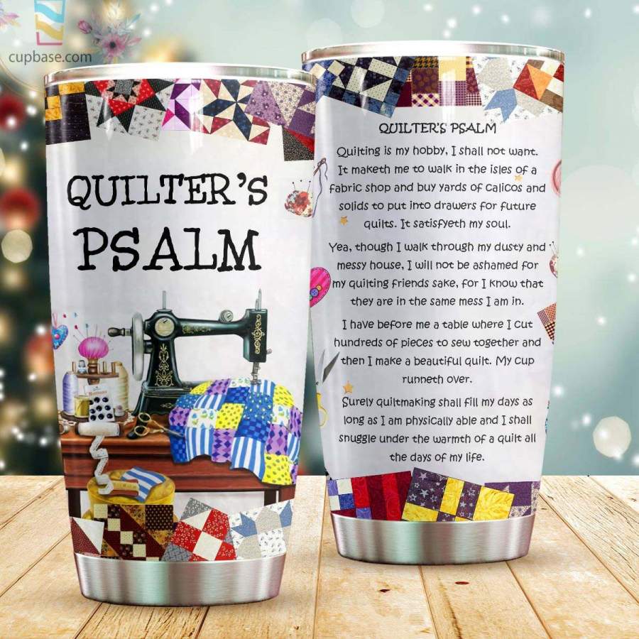 Quilter’s Psalm GS-CL-KL2512 Tumbler