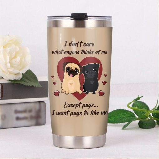 Pug Dog Steel Tumbler, Gift For Parent, Gifts For Best Friends Birthday, Gifts To Grandpa, Gift For Wife, Father’S Day Gifts, Gifts For Grandma