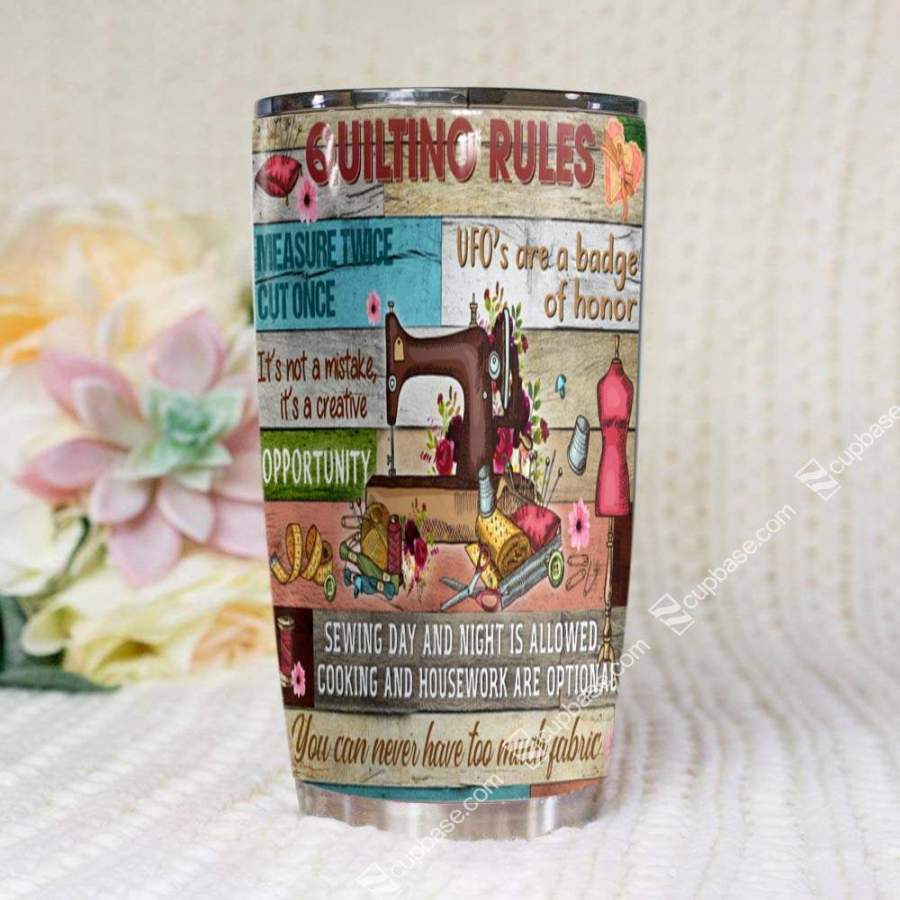 Quilter’s Rules Tumbler T69T9