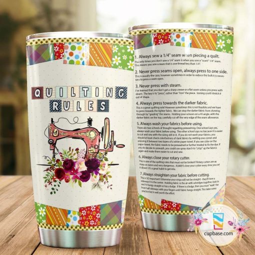 Quilting Rules Vk31 Tumbler, Gifts For Mom, Birthday Gifts For Dad, Gifts To Grandpa, Gift For Mother, Gift Ideas For Dad, Gifts For Grandma