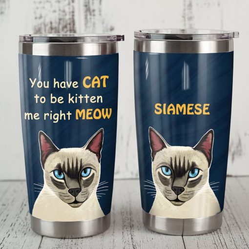 Siamese Cat Steel Tumbler, Best Gifts For Mom, Christmas Gifts For Boyfriend, Gift Ideas For Dad, Birthday Gift Ideas, Gift For Friend