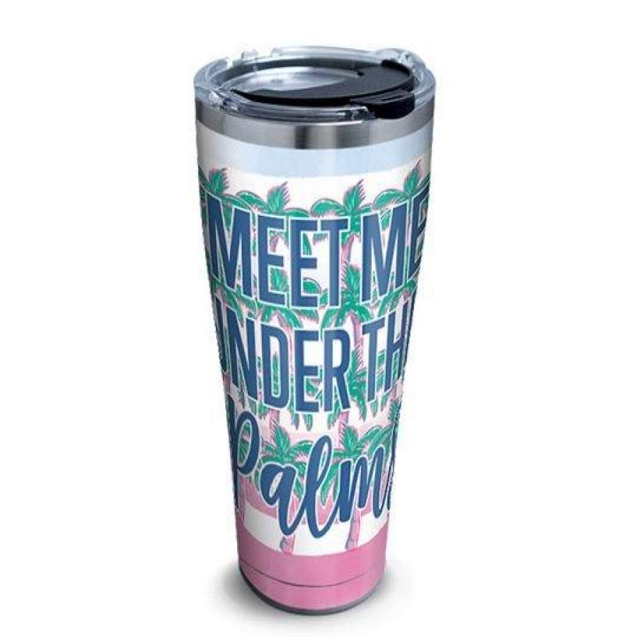 Meet Me Palm CL15100084MDT 16oz 20oz Travel Mug Vacuum Sealed Tumblers