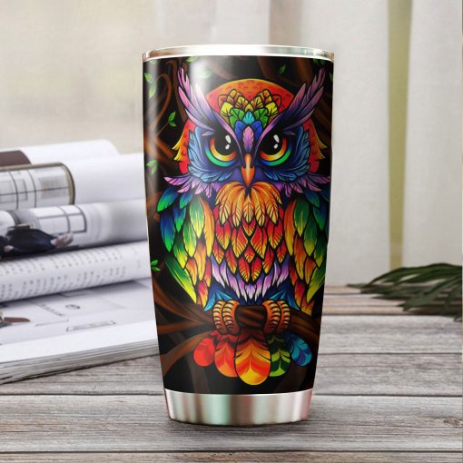 Love Owl Stainless Steel Tumbler, Gift Ideas For Mom, Birthday Gift For Wife, Gift For Husband, Gift For Sister, Best Gifts For Dad