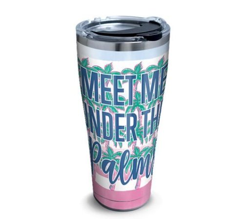 Meet Me Palm Cl15100084Mdt 16Oz 20Oz Travel Mug Vacuum Sealed Tumblers