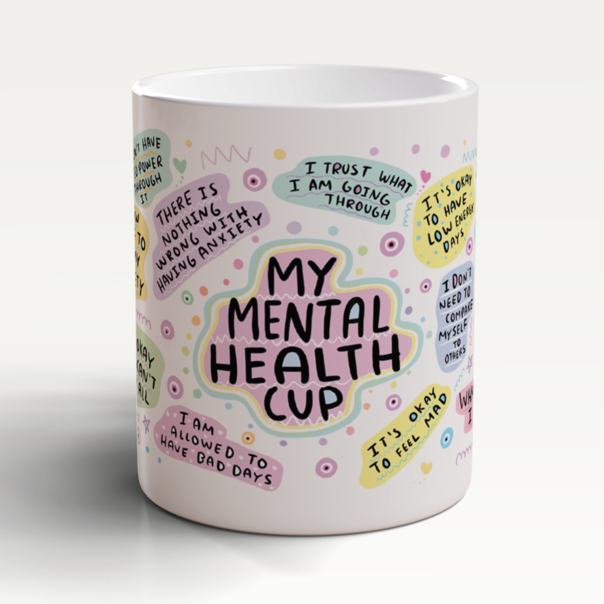 My Mental Health Mug, Mental Health Awareness, Mental Health Gifts, Wellbeing Mug, Emotional Support Gift, Wellbeing Gift