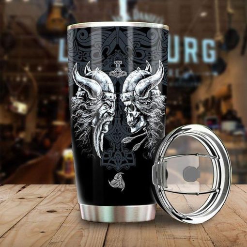 Viking Lovers Gift Stainless Steel Tumbler 20Oz