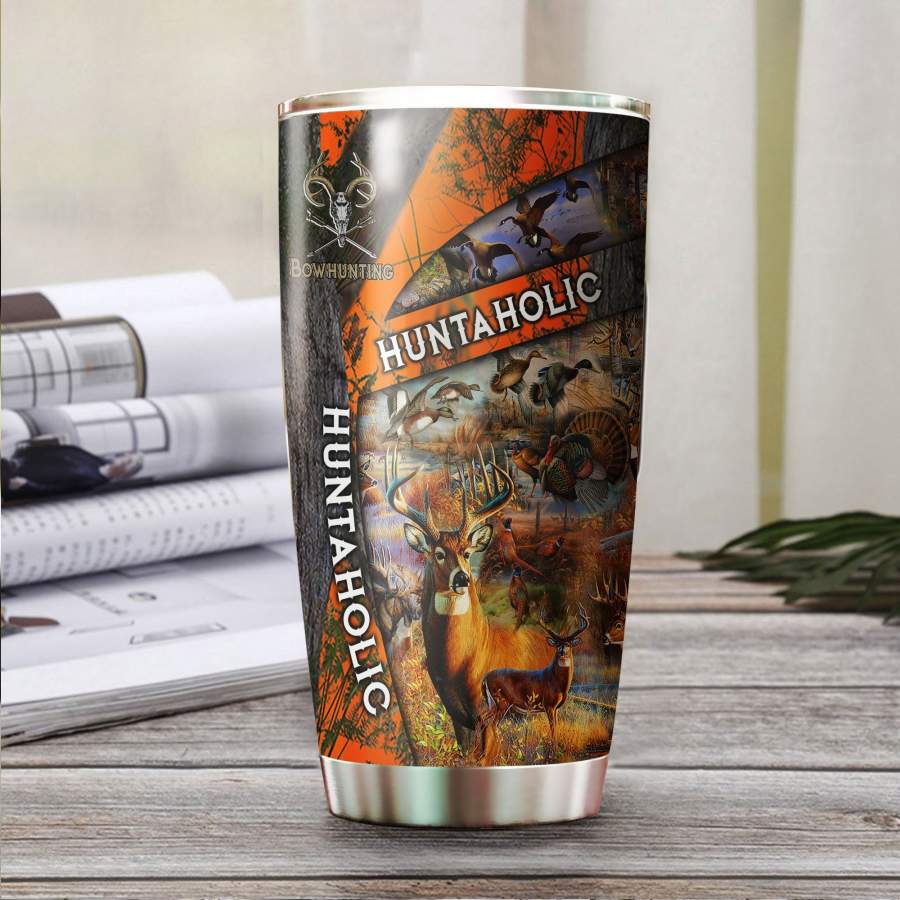 Beautiful Huntaholic Camo Stainless Steel Tumbler