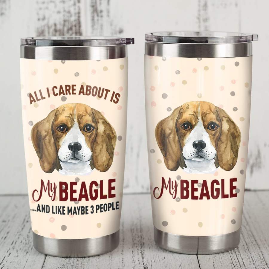 Beagle Dog Steel Tumbler MR1201 68O43