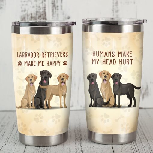 Labrador Retriever Dog Steel Tumbler, Mother’S Day Gifts, Christmas Gifts For Sister, Gifts For New Moms, Gifts For Mom, Gift For Wife