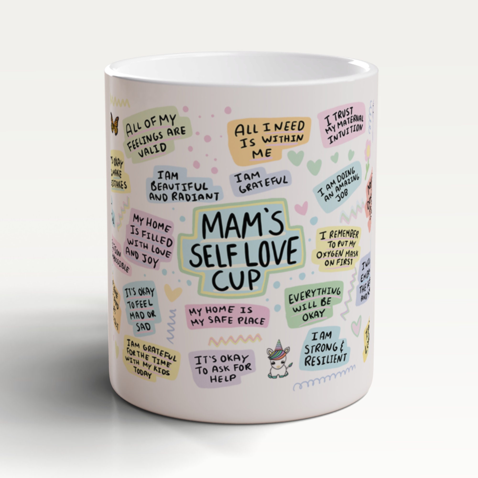 Mam Mug, Mam Coffee Mug, Mam Cup, Mam Gift, Mam Daily Affirmations, Self Love Mug, Affirmation Mug, Mother’s Day Mug