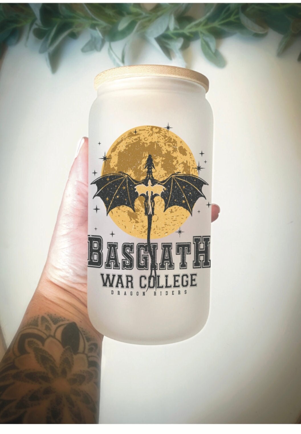 Fourth Wing inspired tumbler/Basgiath College tumbler/ Bookish Cup/ Books tumbler/ Celestial cup