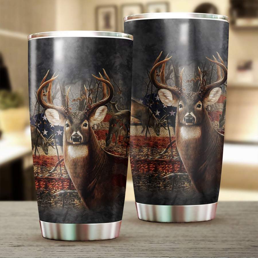 Deer USA Stainless Steel Tumbler