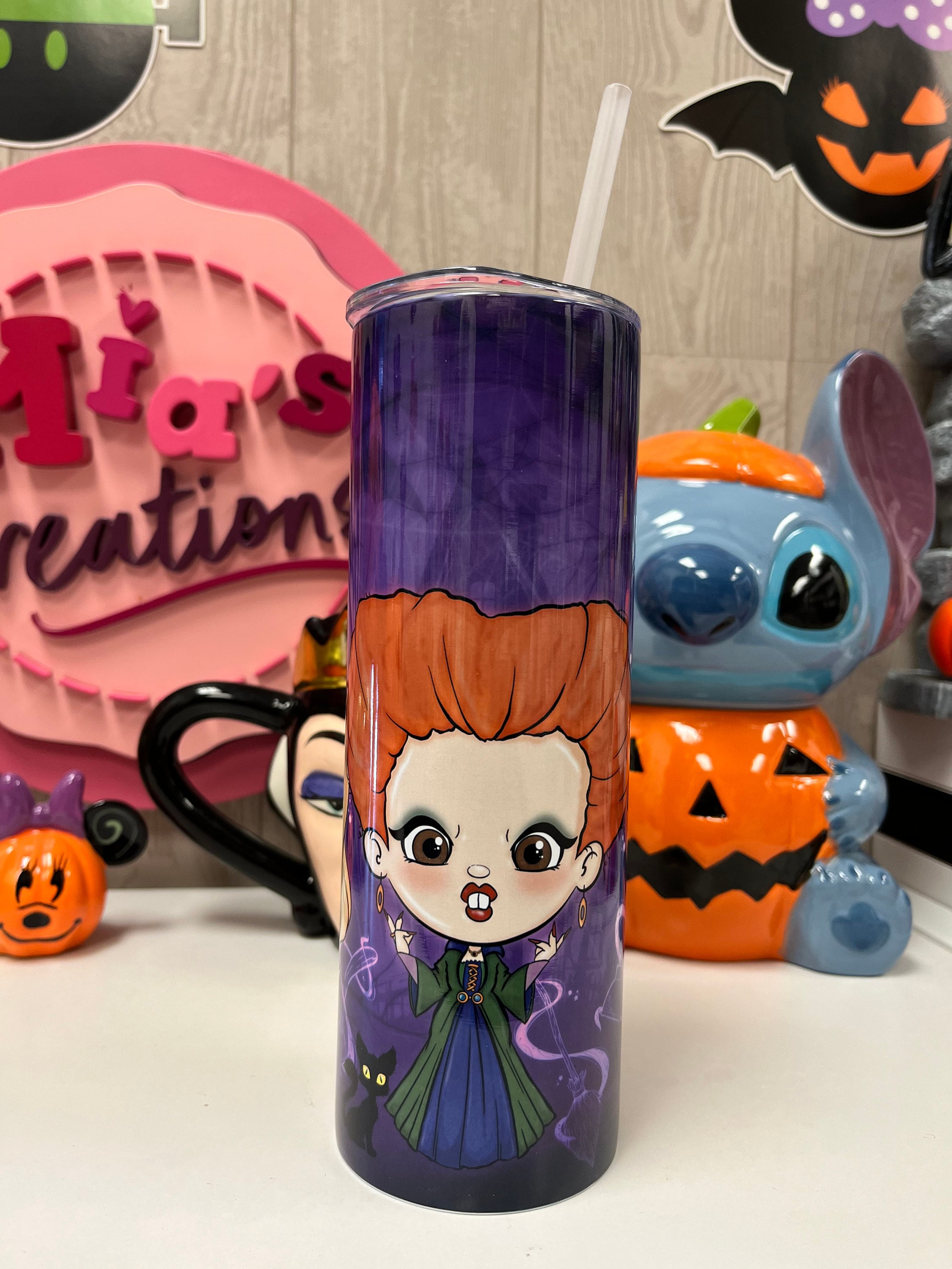 Sanderson sisters custom tumbler, New Hocus Pocus tumbler